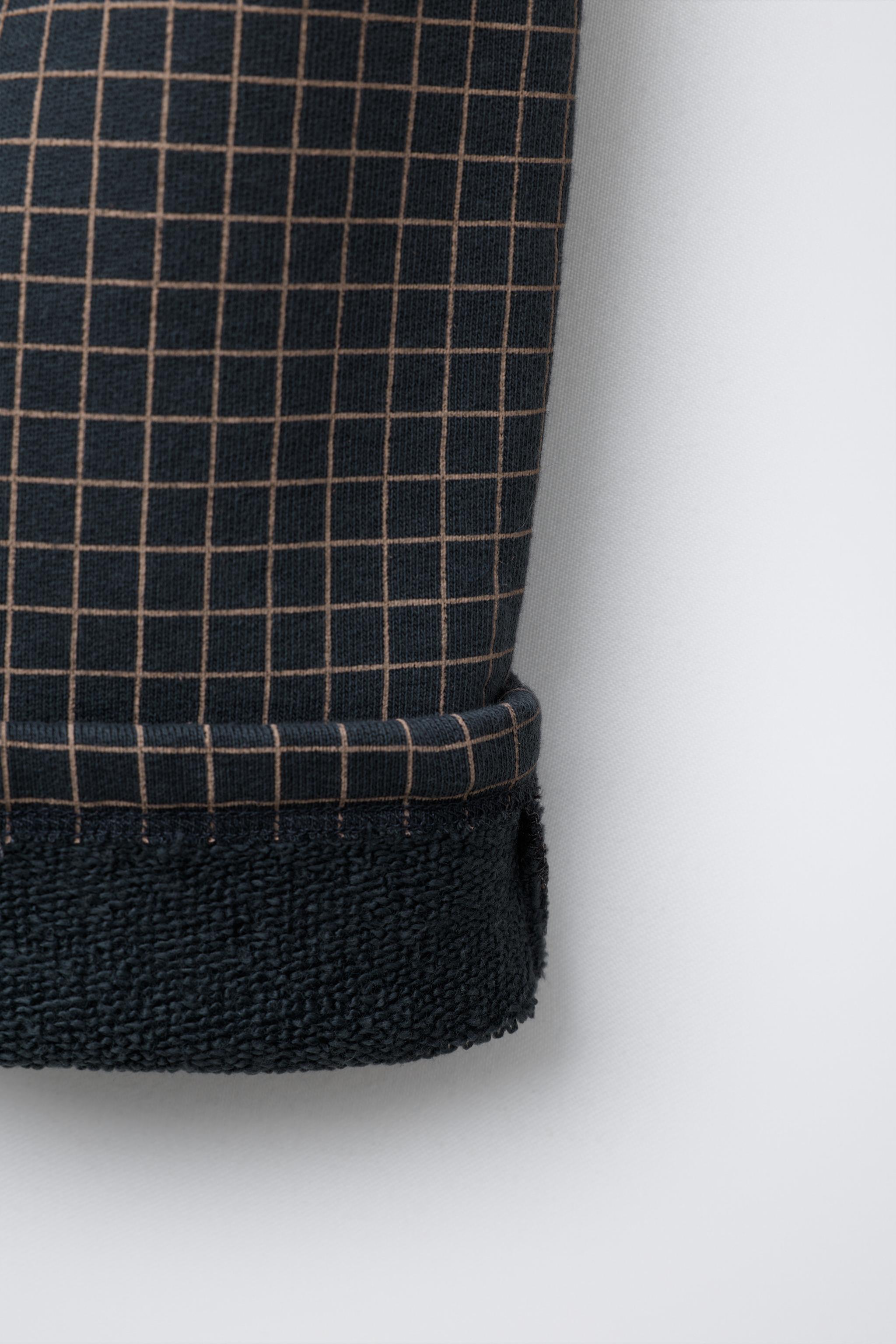 PANTALON BAGGY À CARREAUX